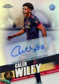 2022 Topps Chrome MLS - Base Set Autographs Refractor #3 Caleb Wiley Front