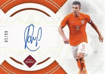 2022 Panini National Treasures FIFA Road to World Cup - Timeless Talents Signatures #TS-RVP Robin van Persie Front