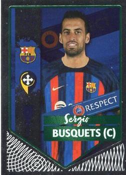 2022-23 Topps UEFA Champions League Sticker Collection - Green Foil #197 Sergio Busquets Front