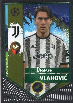2022-23 Topps UEFA Champions League Sticker Collection - Green Foil #294 Dušan Vlahović Front