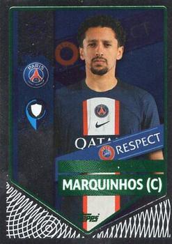 2022-23 Topps UEFA Champions League Sticker Collection - Green Foil #354 Marquinhos Front