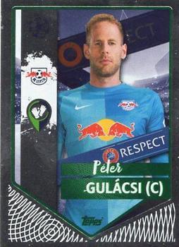 2022-23 Topps UEFA Champions League Sticker Collection - Green Foil #369 Péter Gulácsi Front