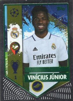 2022-23 Topps UEFA Champions League Sticker Collection - Green Foil #402 Vinícius Júnior Front