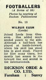 1960 Dickson Orde & Co. Ltd. Footballers #13 Wilbur Cush Back