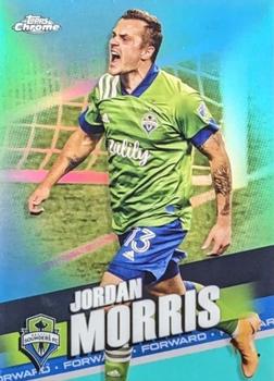 2022 Topps Chrome MLS - Aqua #104 Jordan Morris Front