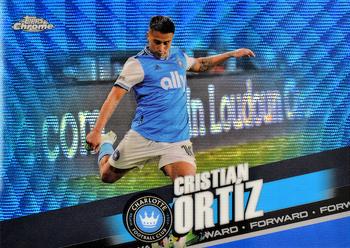 2022 Topps Chrome MLS - Blue Wave #17 Cristian Ortíz Front