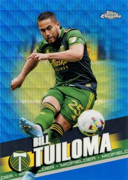 2022 Topps Chrome MLS - Blue Wave #117 Bill Tuiloma Front
