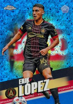 2022 Topps Chrome MLS - Blue Mini-Diamond #5 Erik López Front