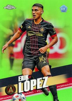 2022 Topps Chrome MLS - Neon Green #5 Erik López Front