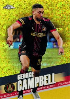 2022 Topps Chrome MLS - Gold Mini-Diamond #22 George Campbell Front