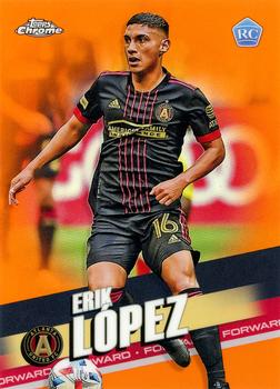 2022 Topps Chrome MLS - Orange #5 Erik López Front