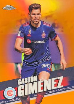 2022 Topps Chrome MLS - Orange #82 Gastón Giménez Front