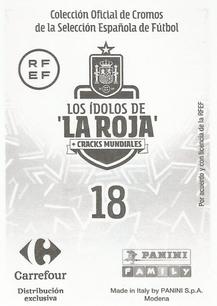 2022 Panini Carrefour Los Idolos de La Roja #18 Inigo Martinez Back