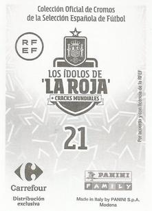2022 Panini Carrefour Los Idolos de La Roja #21 Diego Llorente Back