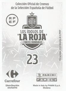 2022 Panini Carrefour Los Idolos de La Roja #23 Sergio Busquets Back