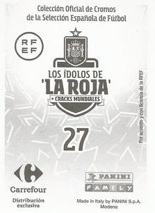 2022 Panini Carrefour Los Idolos de La Roja #27 Carlos Soler Back