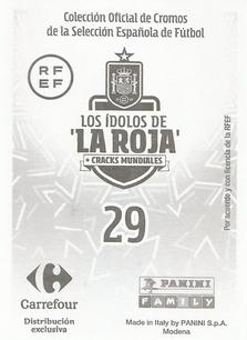 2022 Panini Carrefour Los Idolos de La Roja #29 Gavi Back