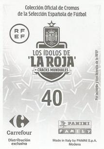 2022 Panini Carrefour Los Idolos de La Roja #40 Gerard Moreno Back