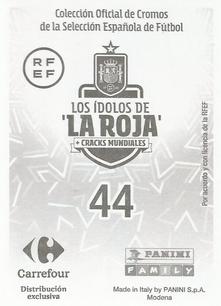 2022 Panini Carrefour Los Idolos de La Roja #44 Raul De Tomas Back
