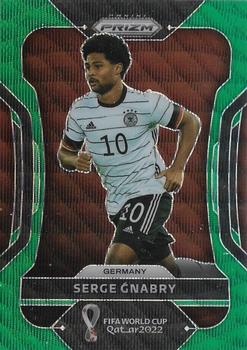 2022 Panini Prizm World Cup - Green Wave #117 Serge Gnabry Front
