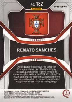 2022 Panini Prizm World Cup - Hyper #182 Renato Sanches Back