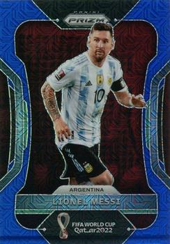 2022 Panini Prizm World Cup - Blue Mojo #7 Lionel Messi Front