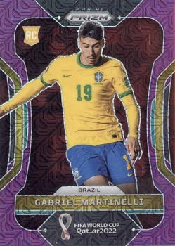 2022 Panini Prizm World Cup - Purple Mojo #29 Gabriel Martinelli Front