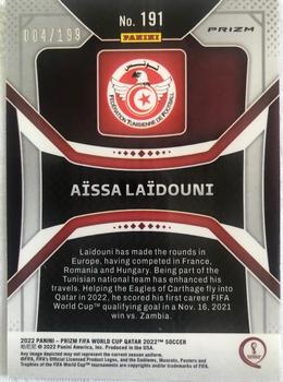 2022 Panini Prizm FIFA World Cup Qatar - Blue #191 Aissa Laidouni Back