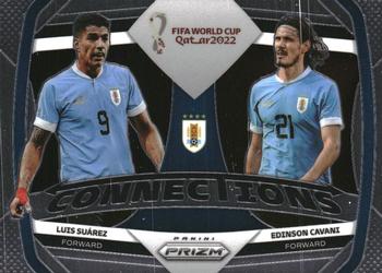 2022 Panini Prizm FIFA World Cup Qatar - Connections #19 Luis Suarez / Edinson Cavani Front