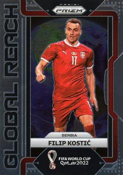 2022 Panini Prizm World Cup - Global Reach #13 Filip Kostic Front