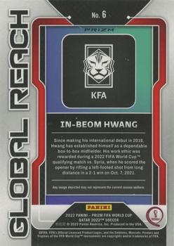 2022 Panini Prizm World Cup - Global Reach Silver #6 In-Beom Hwang Back