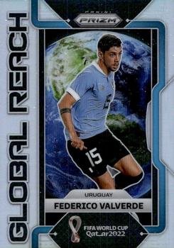 2022 Panini Prizm World Cup - Global Reach Silver #11 Federico Valverde Front