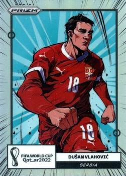 2022 Panini Prizm FIFA World Cup Qatar - Manga #17 Dusan Vlahovic Front
