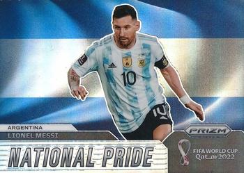 2022 Panini Prizm FIFA World Cup Qatar - National Pride #1 Lionel Messi Front