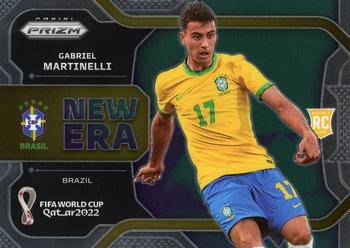 2022 Panini Prizm FIFA World Cup Qatar - New Era #19 Gabriel Martinelli Front