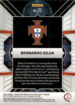 2022 Panini Prizm FIFA World Cup Qatar - Phenomenon #22 Bernardo Silva Back