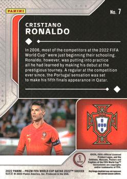 2022 Panini Prizm World Cup - Scorers Club #7 Cristiano Ronaldo Back