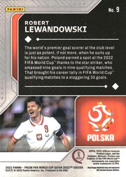 2022 Panini Prizm FIFA World Cup Qatar - Scorers Club #9 Robert Lewandowski Back