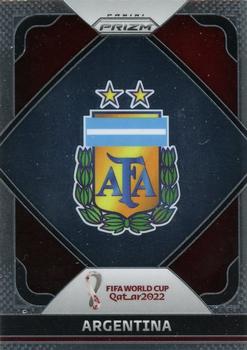 2022 Panini Prizm World Cup - Team Badges #1 Argentina Front