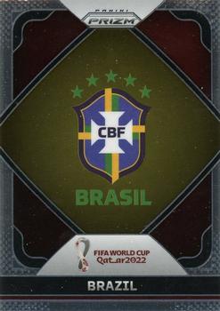 2022 Panini Prizm World Cup - Team Badges #3 Brazil Front