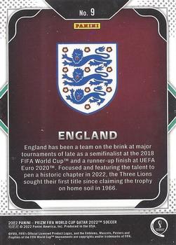 2022 Panini Prizm World Cup - Team Badges #9 England Back