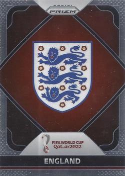 2022 Panini Prizm World Cup - Team Badges #9 England Front