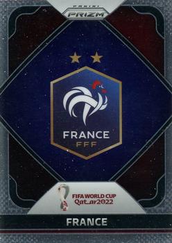 2022 Panini Prizm World Cup - Team Badges #10 France Front