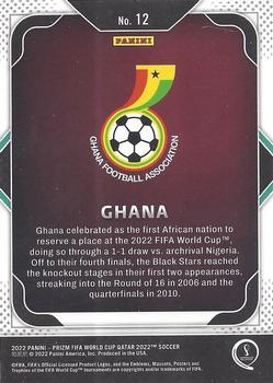 2022 Panini Prizm World Cup - Team Badges #12 Ghana Back