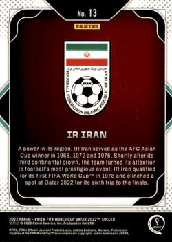 2022 Panini Prizm World Cup - Team Badges #13 IR Iran Back
