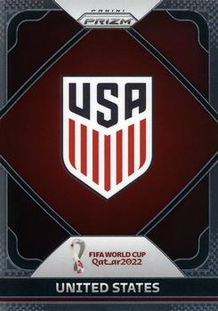 2022 Panini Prizm World Cup - Team Badges #28 United States Front