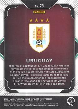 2022 Panini Prizm World Cup - Team Badges #29 Uruguay Back