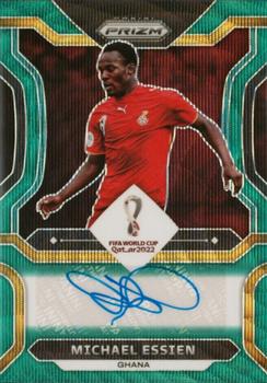 2022 Panini Prizm FIFA World Cup Qatar - Signatures Green Wave #S-MES Michael Essien Front