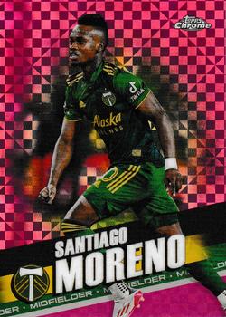 2022 Topps Chrome MLS - Pink X-Fractor #103 Santiago Moreno Front