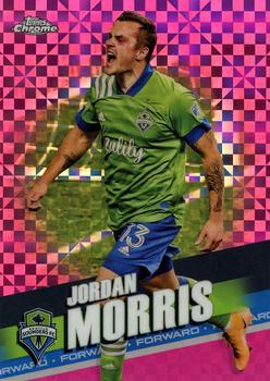 2022 Topps Chrome MLS - Pink X-Fractor #104 Jordan Morris Front